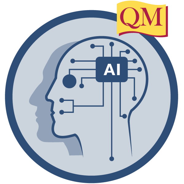 head with circuits inside circle